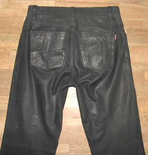 Herren lederjeans - -, herren-