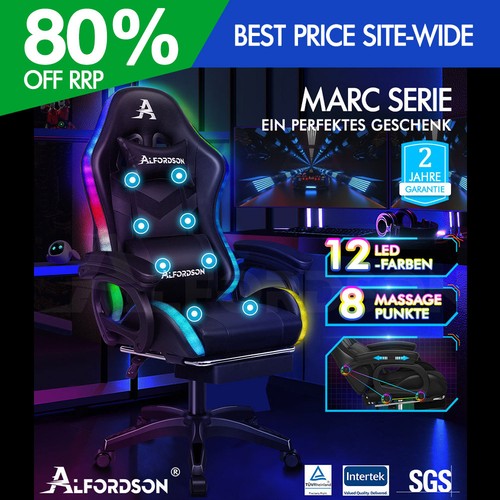 Alfordson gaming stuhl mit - alfordson,