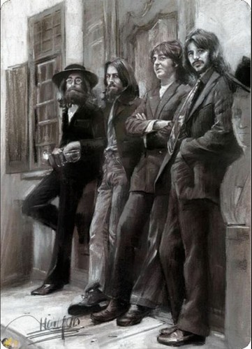 Blechschild beatles the - blechschild,