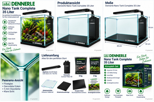 Dennerle nano tank complete - nano,