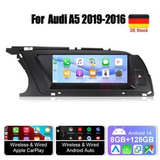 DAB+ 8.8'' 128GB Android Autoradio CarPlay Navi GPS 8Kern für Audi A5 2009-2016