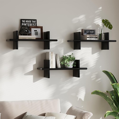 Wandregal 3er set - 3er, holz