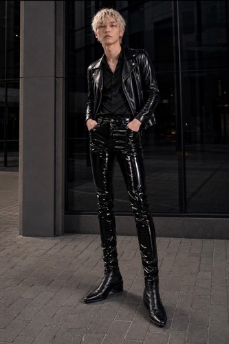 Black level lackhose - level, schwarz