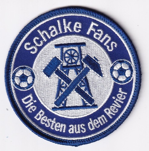 Schalke fan aufnäher - fan-aufnäher, –