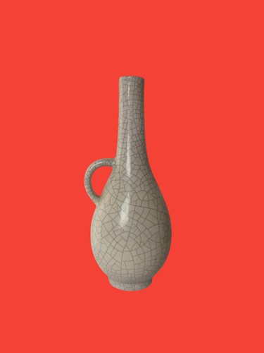 Karlsruher majolika vase g400 - majolika,