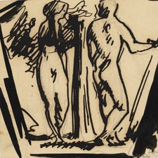 Unbekannt Stehendes Paar