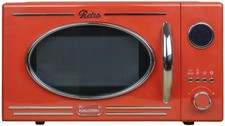 Kalorik Retro Mikrowelle, Rot