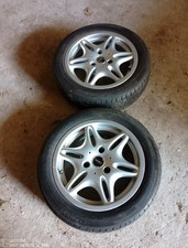 Zwei Reifen mit Alufelgen 175/55R15  77T,gebraucht aber gut,vom Smart,Auto