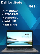 Dell Latitude 5411 i7-10850H