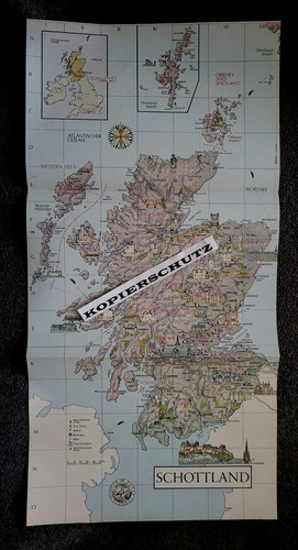 Nostalgie faltkarte schottland - nostalgie,