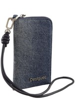 Desigual Portemonnaie Damen Geldbörse Geldbeutel Brieftasche Blau #1f6ery7