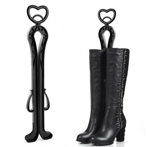 Hartplastik schwarz stiefel - schwarz,