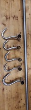 5 Fleischerhaken mit Stange  zum Aufhängen   Metzger   Metzgerei