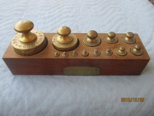 Antikes Gewichte Set ANNO 1854
