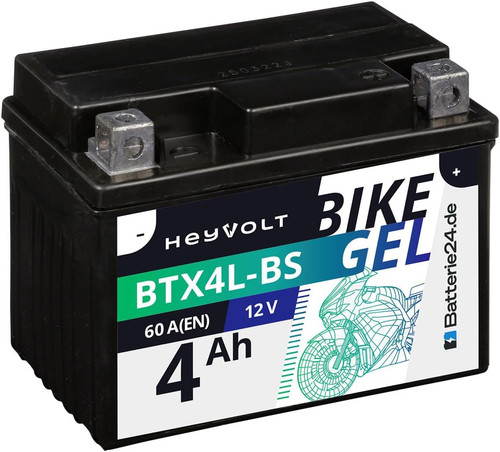 Heyvolt gel motorradbatterie - gel,