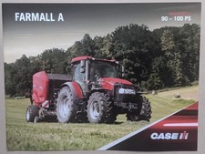CASE IH Farmall 100 A 90 A Traktoren Prospekt Bulldog Schlepper
