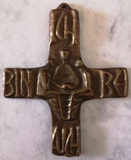 Kreuz aus Bronze Konfirmation
