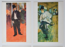 Henri Toulouse-Lautrec 2x Künstler AK 14,8x10,5 cm Druck Seemann Kunstverlag