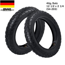 2x Reifen + 2x Schlauch 12 1/2