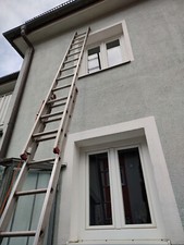 Hailo Schiebeleiter  ProfiStep duo Anlegeleiter Aluleiter 2-teilig,ohne Traverse