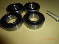 4 Radlager, 2Splinte für  DDR- ANHÄNGER HP400 HP 400,HP301 ,HP350 Heinemann Z412