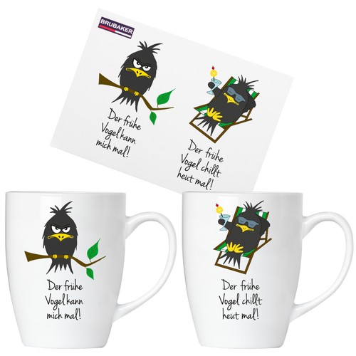 Kaffee becher mit spruch der - 2,