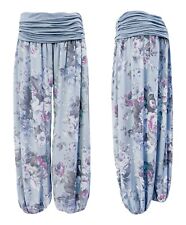 Sommerhose Damen leichter Tuchstoff Chill- Pumphose Hippiehose Haremshose 40-46