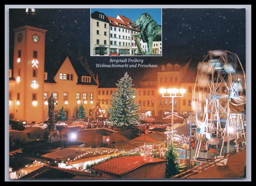 Ansichtskarte freiberg - ansichtskarte,