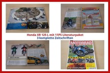 Honda XR 125 L mit 11PS Literaturpaket - 3 komplette Zeitschriften