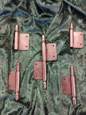 3 antike Scharniere mit