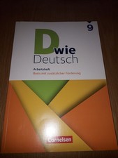 D wie Deutsch 9 Arbeitsheft