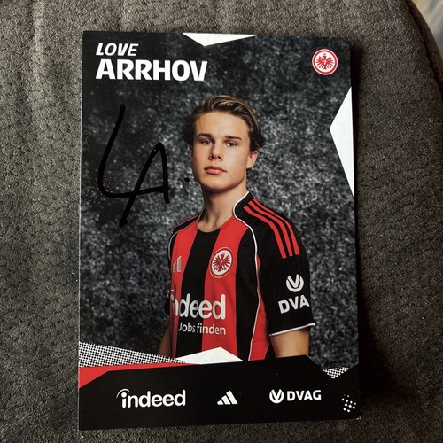 Autogrammkarte love arrhov - autogrammkarte,