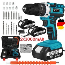 3 in 1 Akkuschrauber Set mit