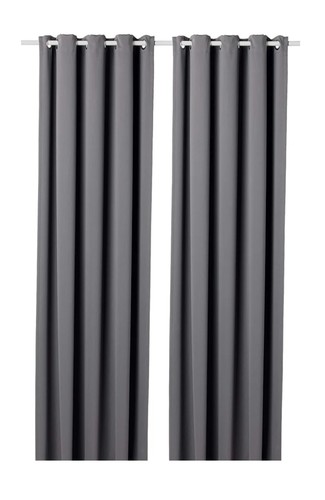 Ikea hilleborg grau gardinen - ikea,
