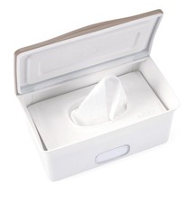 Ubbi Baby Wipes Dispenser with Weighted Plate and Secure Seal, Nursery and Baby 