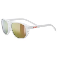 uvex Cosmic Fahrrad / Sport Brille matt weiß/mirror rot 2026