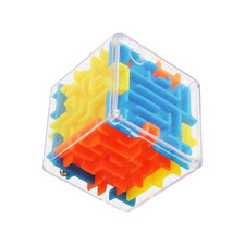 Mini 3D Labyrinth Zauberwürfel sechsseitig transparent Puzzle Speed Cube Rolling Ball Cub