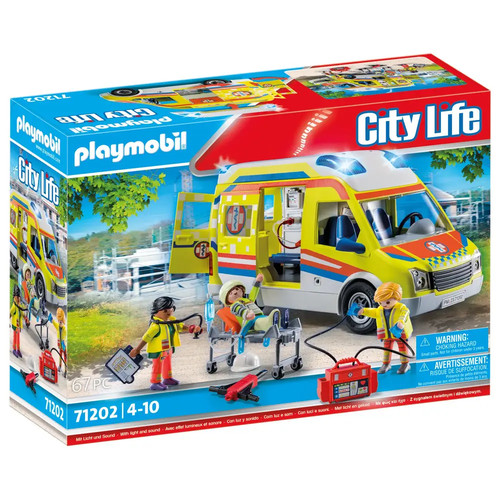 Playmobil 71202 rettungswagen - playmobil,