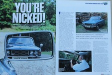 CC 2005 extracted mag article: 1972 ROVER P6 3500 (Armoured Police Car)