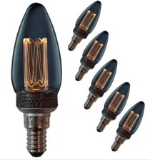 6 X LED GERÄUCHERTE KERZE