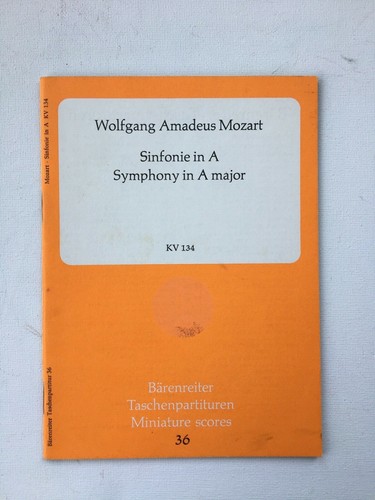 Noten mozart sinfonie - noten., in