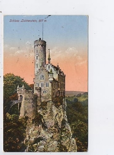 Schloß lichtenstein ansicht - schloß,