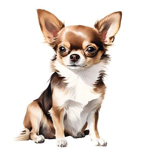 Sticker chihuahua - 2x,