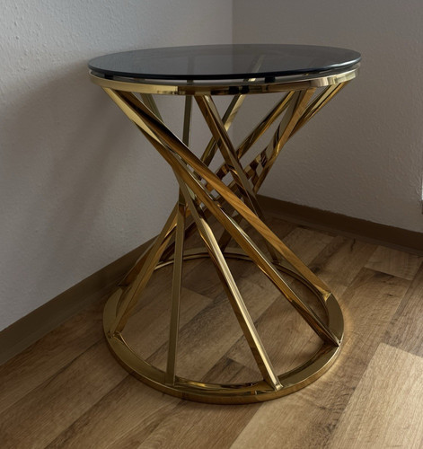 Runder beistelltisch mit - runder,