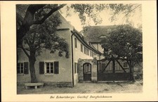 Ak Burgholzhausen Eckartsberga Burgenlandkreis, Gasthof, Außenansicht - 3858337