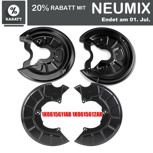 Ankerblech hinten - 4x,