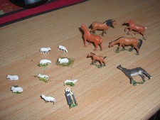 Konvolut Figuren 1:87 an der Arbeit aus Anlagenrückbau