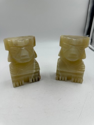 Buchstützen aztekischer tiki - buchstützen,