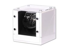 Uhrenbeweger 2 Uhren Carbon Weißer Klavierlack   Watch Winder