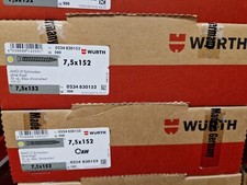 Art. 0234830152 Würth AMO III Schrauben 7,5 x 152 ohne Kopf AW 30 Fenstermontage